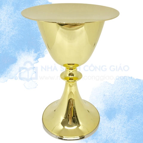 Chén lễ xi vàng CLXV002 - Mẫu trơn cổ điển 20.5cm