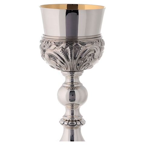 Chén lễ Tây Ban Nha CLXVM1367 Thánh Giuse, Đức Mẹ Maria, Thánh Tâm