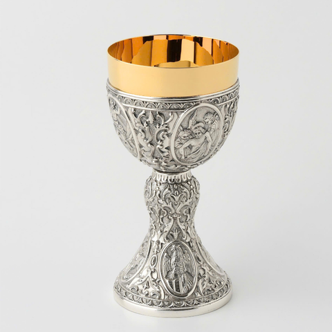 Chén Lễ Ý Baroque Mô Tả Cái Chết Và Phục Sinh CLXV1553