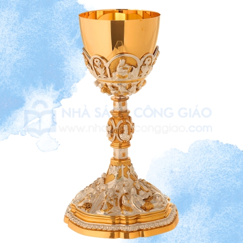 Chén lễ Italy CLXV033 cao 24cm – mẫu Hạ xác từ Thánh Giá