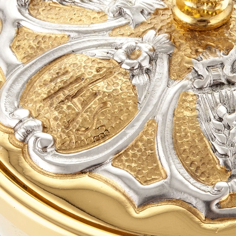 Chén lễ Italy xi vàng CLXV047 mẫu 3 Thiên Thần Putti