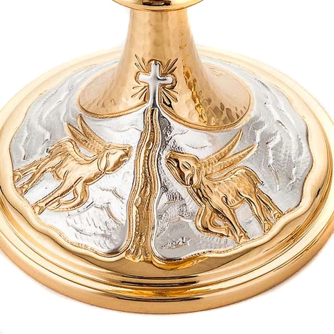 Chén lễ Italy CLXV061 mẫu Con Nai bên dòng suối