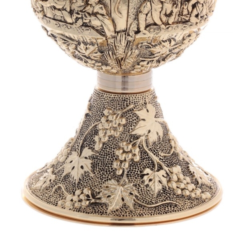 Chén lễ Italy CLXV1488 Bữa tiệc ly và Vườn Nho