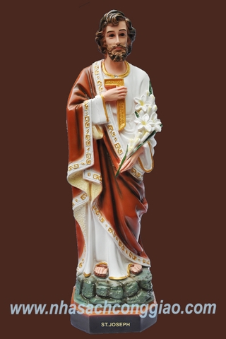 Tượng Thánh Giuse thợ 40cm
