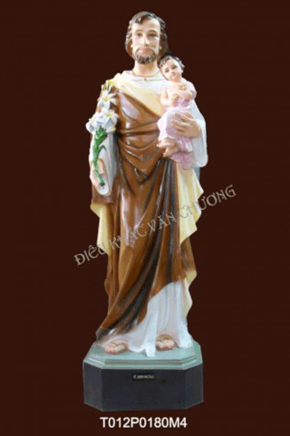 Tượng Thánh Giuse bế Chúa 180cm