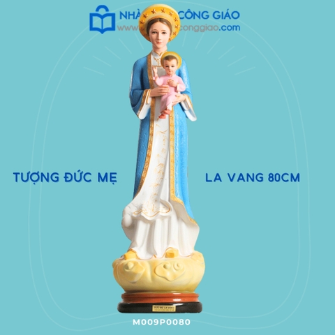 Tượng Đức Mẹ La Vang 80 cm Xanh