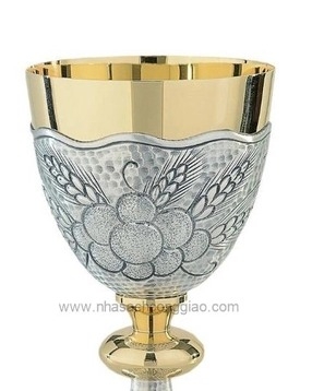 Chén Lễ Italy CLXV6192 mẫu bông lúa và chùm nho