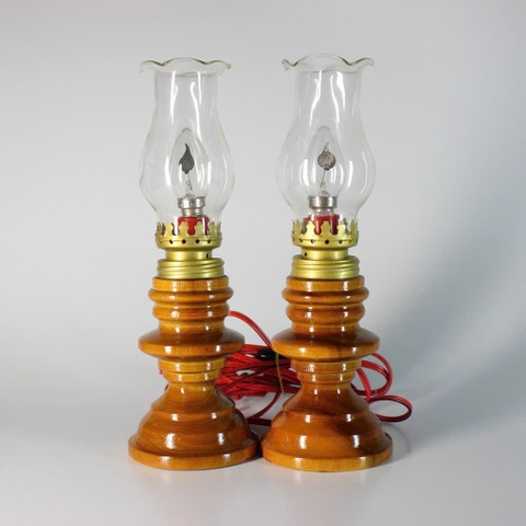 Đèn Dầu Điện 25cm (Cặp)