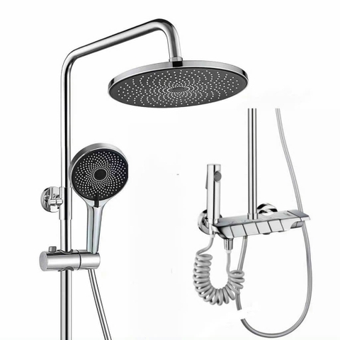 Sen cây bàn phím đồng mạ crom bóng cao cấp
