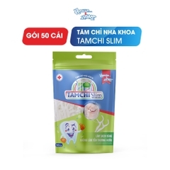 Tăm chỉ nha khoa - TAMCHI Slim sợi chỉ đơn - gói 50 cái