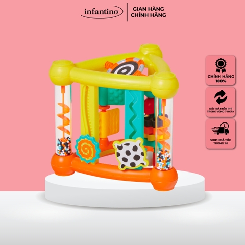 Đồ Chơi Hoạt Động Phát Triển Giác Quan Hình Tam Giác Infantino - Activity Triangle Dành Cho Bé
