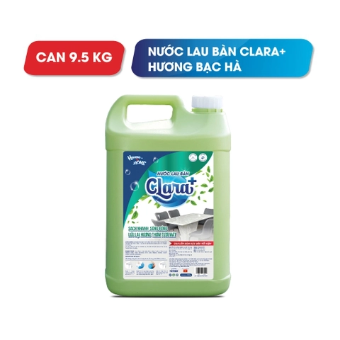 Nước lau bàn Clara+ Hương bạc hà - 9.5Kg