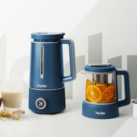 Máy Xay Nấu Đa Năng KARLIN GENA07 – Hai Cối Nấu Sữa, Pha Trà – Nhỏ Gọn, Cao Cấp, An Toàn