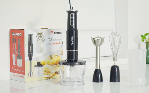 Máy xay đa năng cầm tay RAPIDO RB-600H