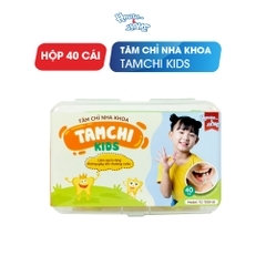Tăm chỉ nha khoa trẻ em - TAMCHI KIDS - hộp 40 cái