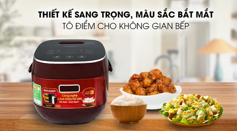Nồi cơm điện cao tần Sharp 1,2L KS-IH191V-RD