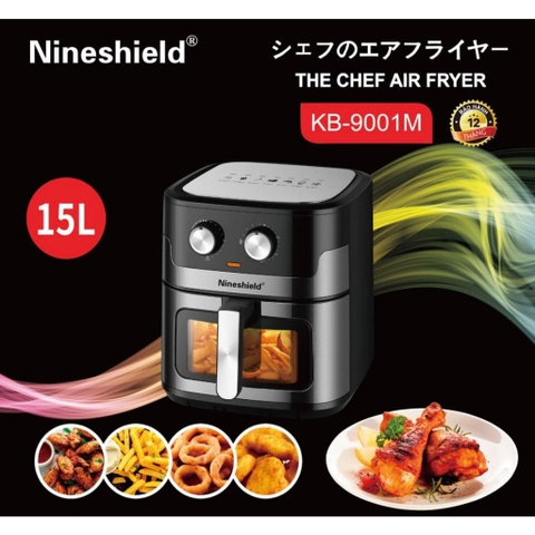 Nồi Chiên Không Dầu 15L NINESHIELD KB-9001M
