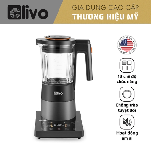 Máy Làm Sữa Hạt OLIVO X24 PRO 2100W Xay Nấu Đa Năng Chống Trào, Mâm Nhiệt Gốm Chống Dính