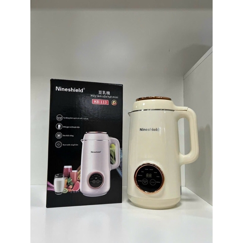Máy làm sữa hạt 1200ml Tiếng Việt Nineshield chống trào KB-113