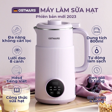 Máy Làm Sữa Hạt Ostmars 800ml
