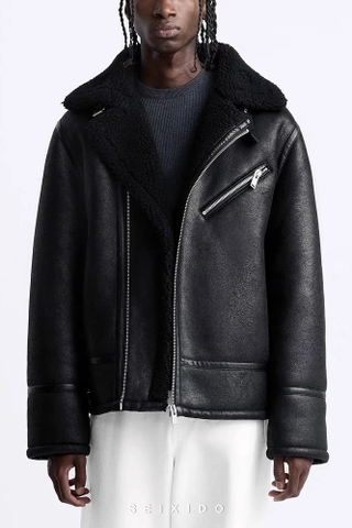 Jacket Zara Man khóa ngực