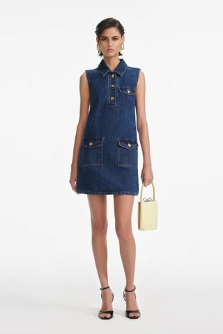 Váy jean SELF PORTRAIT sát nách