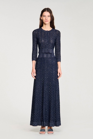 Áo SANDRO navy bling