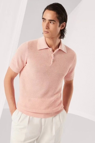 Polo BRUNELLO CUCINELLI len móc 3 màu