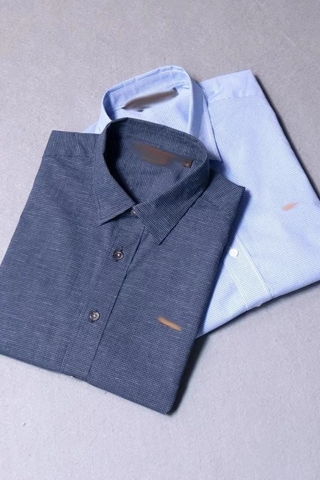 Sơ mi kẻ ZEGNA 2 màu