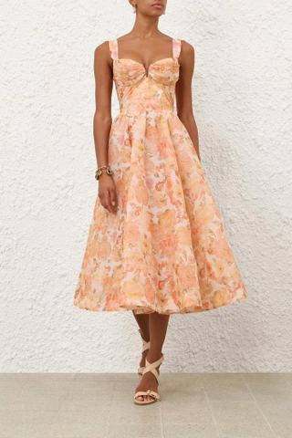 Váy ZIMMERMANN 2 dây cam