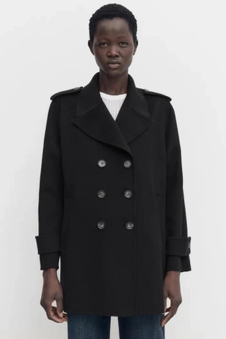 Áo dạ MASSIMO DUTTI 6 khuy