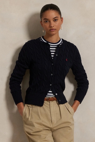 Cardigan RALPH LAUREN vặn thừng cambodia 16 màu