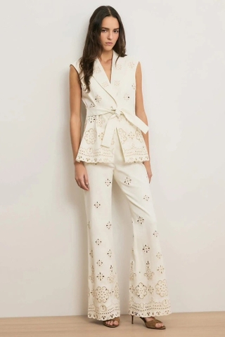 Áo sát nách VERONICA BEARD thêu kèm belt ( có set )