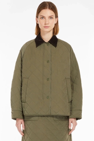 Áo khoác MAX MARA trần trám cổ nhung 3 màu