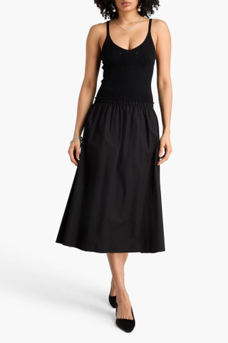 Váy CLAUDIE 2 dây phối len