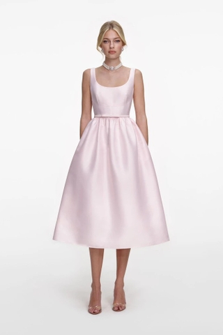 Váy 2 dây SELF PORTRAIT tafta hồng