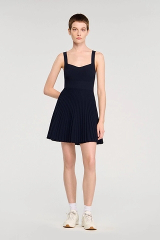 Váy 2 dây SANDRO navy ngắn