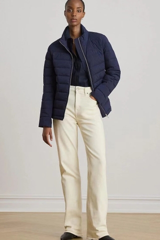 Áo phao RALPH LAUREN khuy sườn bấm 2 màu