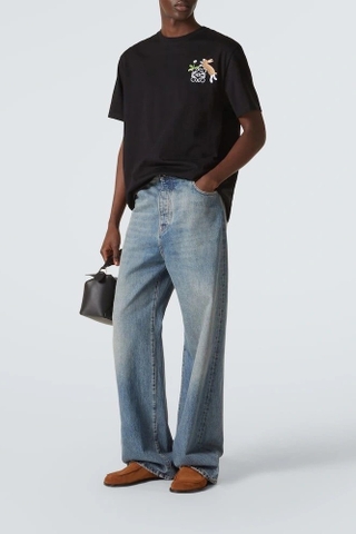 Tshirt LOEWE logo ngực 2 màu