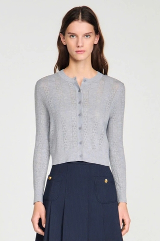 Cardigan SANDRO tàn hàng khuy