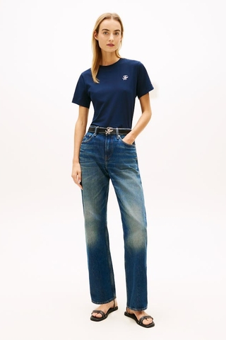 Tshirt TOMMY logo thêu