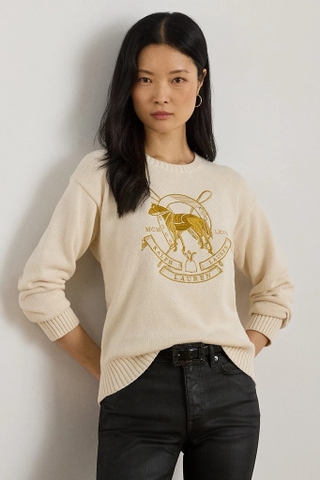 Áo len RALPH LAUREN logo ngựa vàng thêu