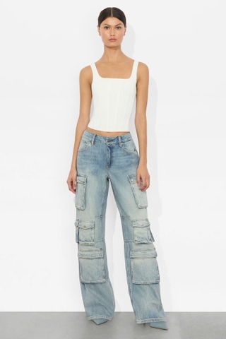 Quần Jean ALICE OLIVIA túi hộp