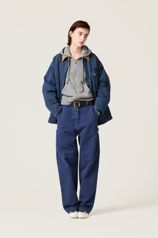 Quần jean MIUMIU xanh xuông ống rộng