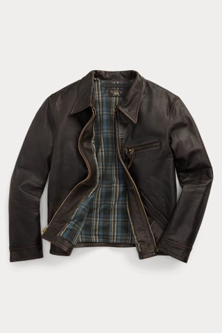 Áo khoác da thật RALPH LAUREN