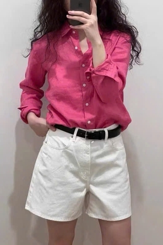 Quần sooc RALPH LAUREN jean trắng