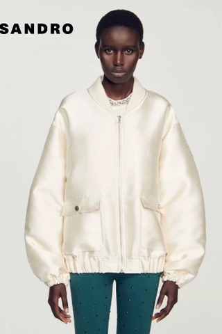 Bomber Sandro túi 2 bên
