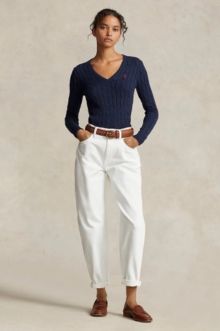 Áo len RALPH LAUREN cổ V dài tay 3 màu