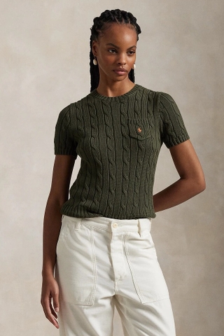 Áo len RALPH LAUREN côc tay túi ngực 6 màu