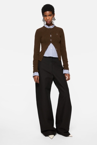 Cardigan ACNE STUDIO logo ngực 2 màu